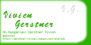 vivien gerstner business card